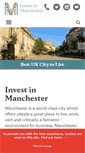 Mobile Screenshot of investinmanchester.com